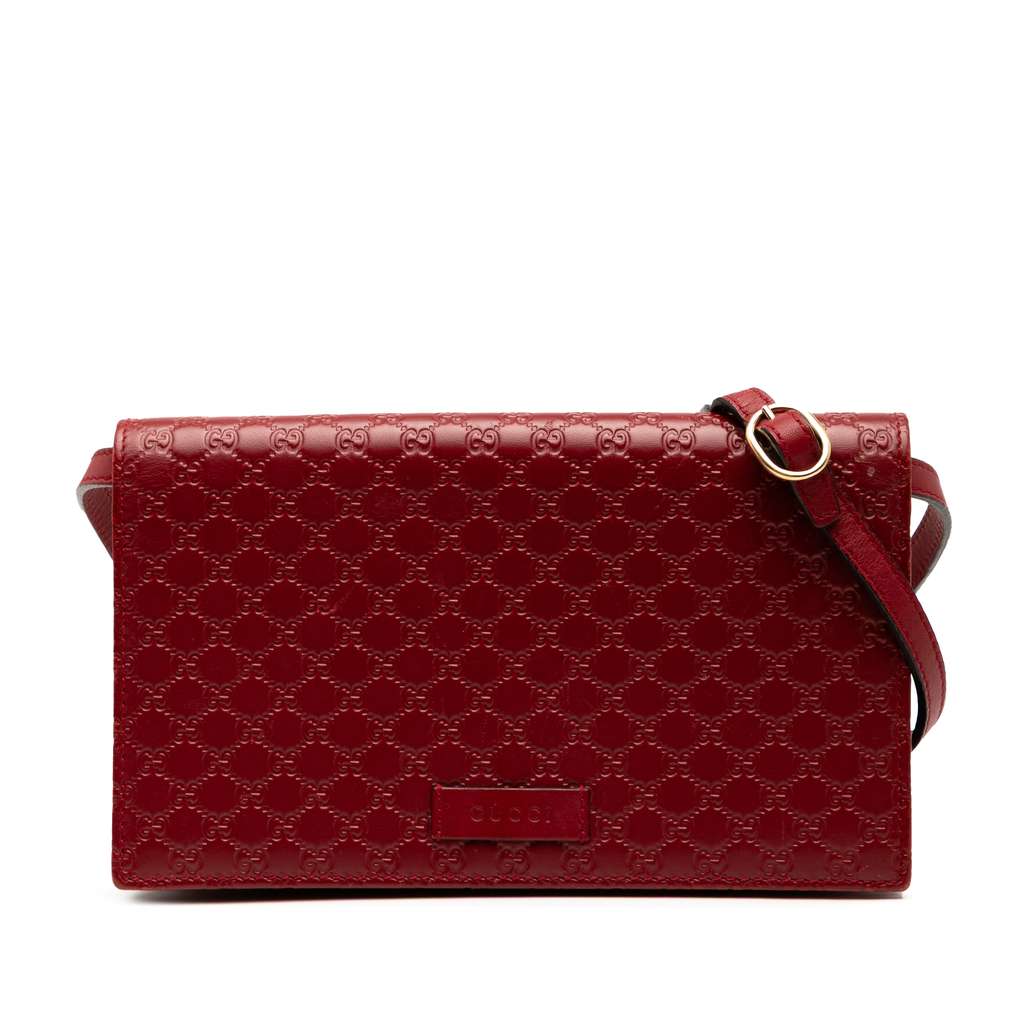 Gucci Microguccissima Wallet on Strap