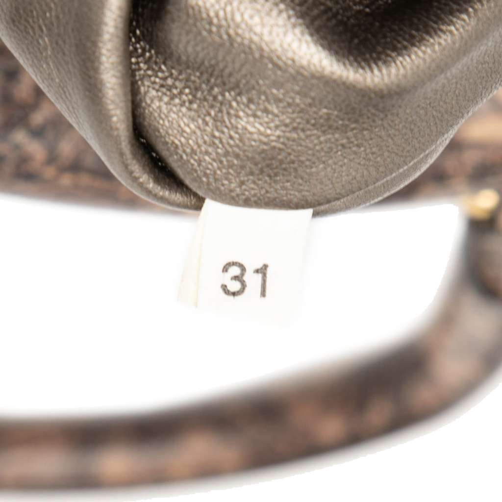 Prada Cervo Lux Lace Print Bauletto Handbag - Image 10