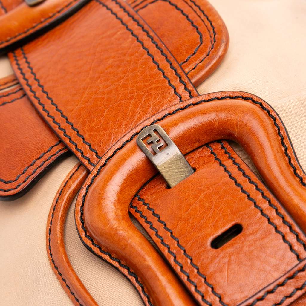 Fendi Nylon and Leather B Bis Shoulder Bag - Detail 1