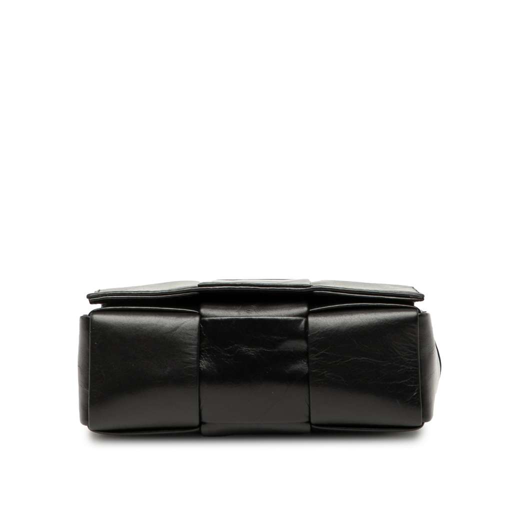 Bottega Veneta Candy Paper Calfskin Intrecciato Cassette Crossbody - 3
