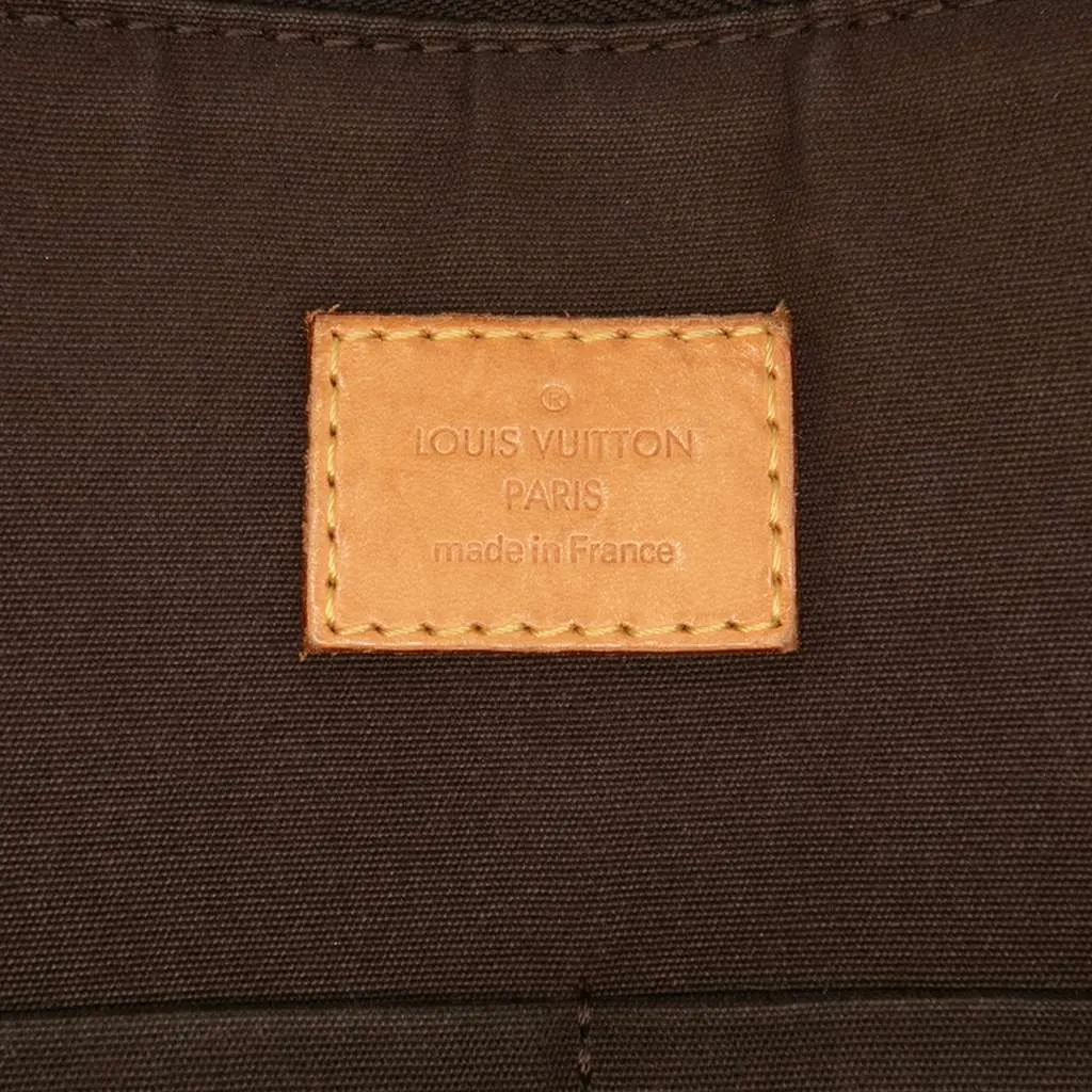 Louis Vuitton Monogram Vernis Montebello MM Purple Leather Good - Box View