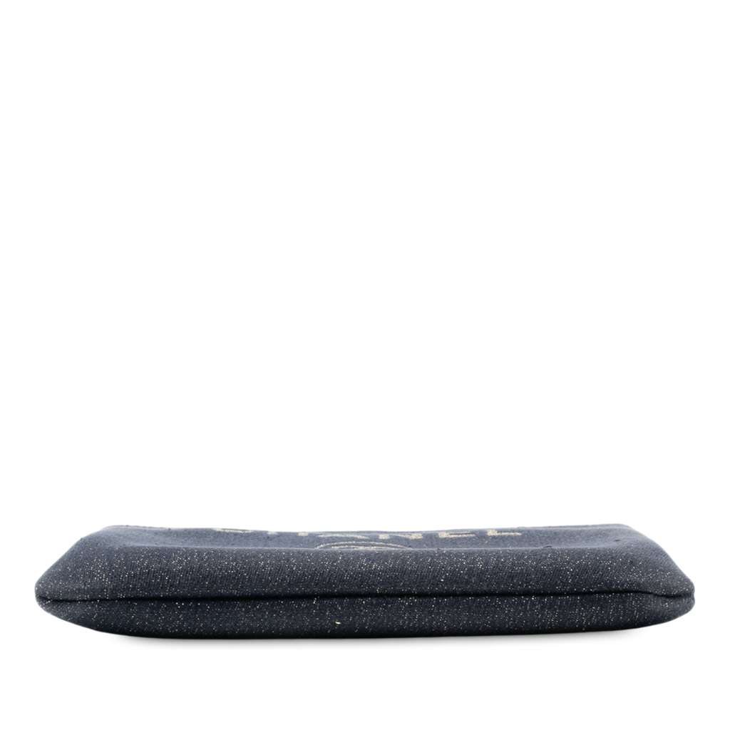 Chanel Medium Denim Deauville O Case Clutch - 3
