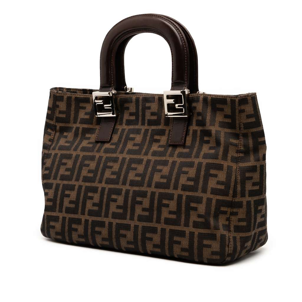 Fendi Small Zucca Canvas Twins Tote - 2