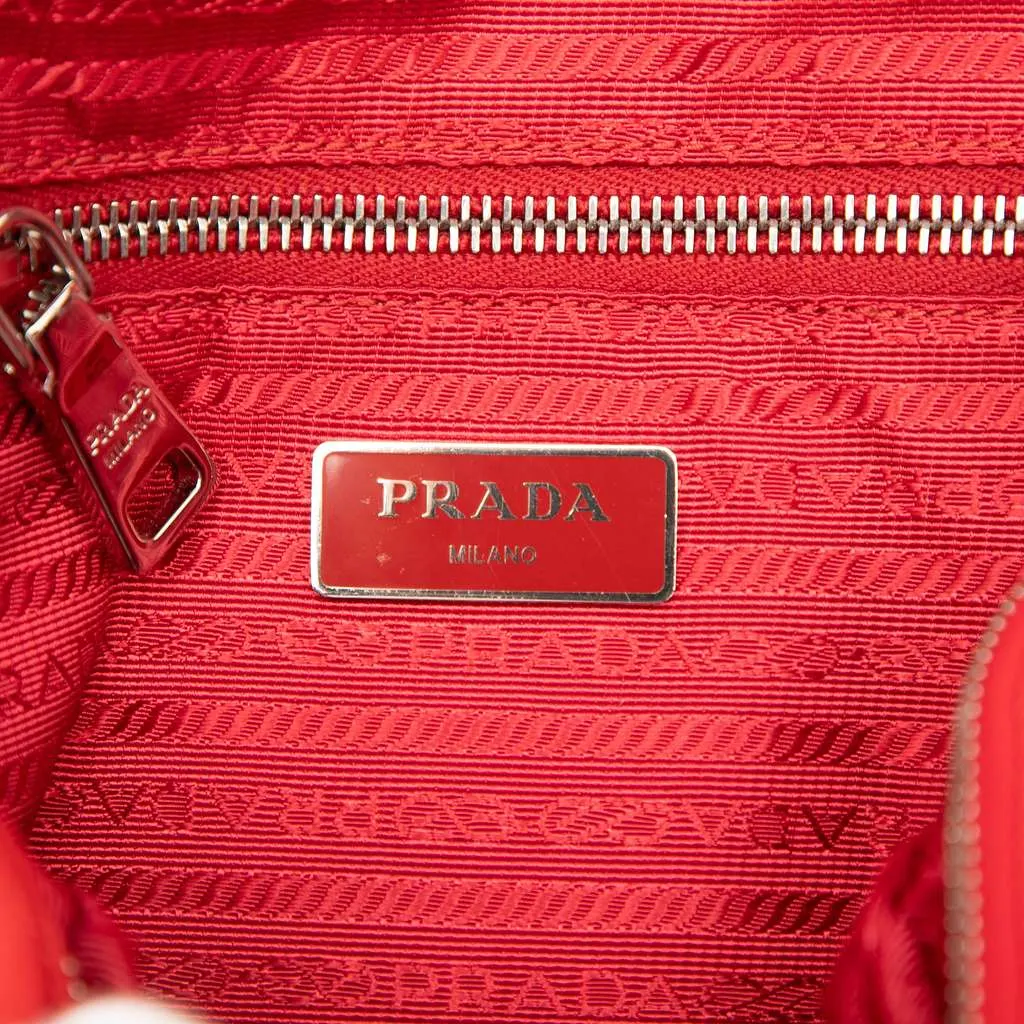 Prada Impuntu Tessuto Backpack Red Very good - Box View