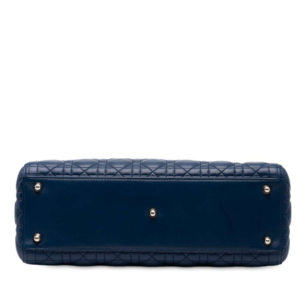 Dior Large Lambskin Cannage Lady Dior - 3