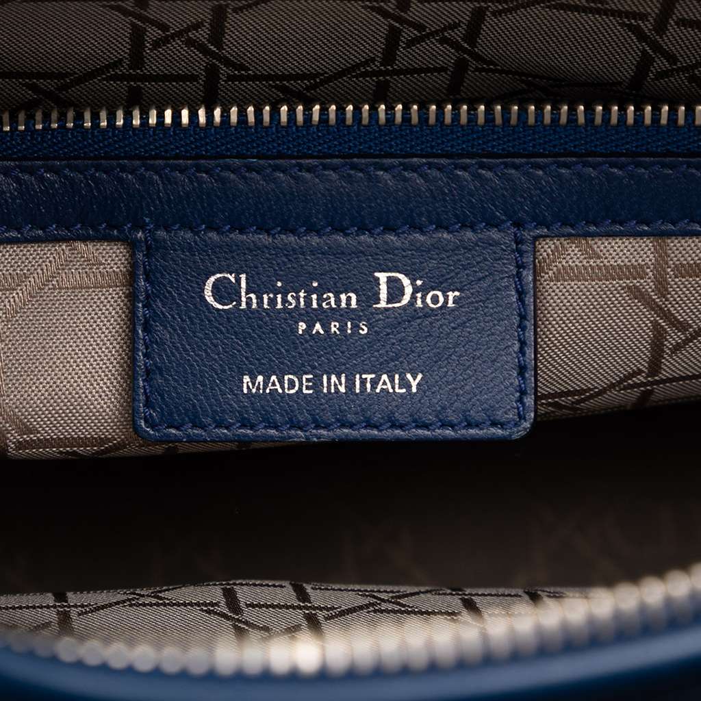 Dior Large Lambskin Cannage Lady Dior - 5