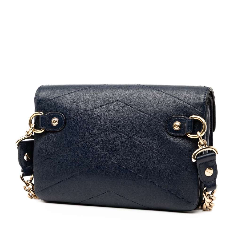 Chanel Chevron Calfskin Double Envelope Flap - 2