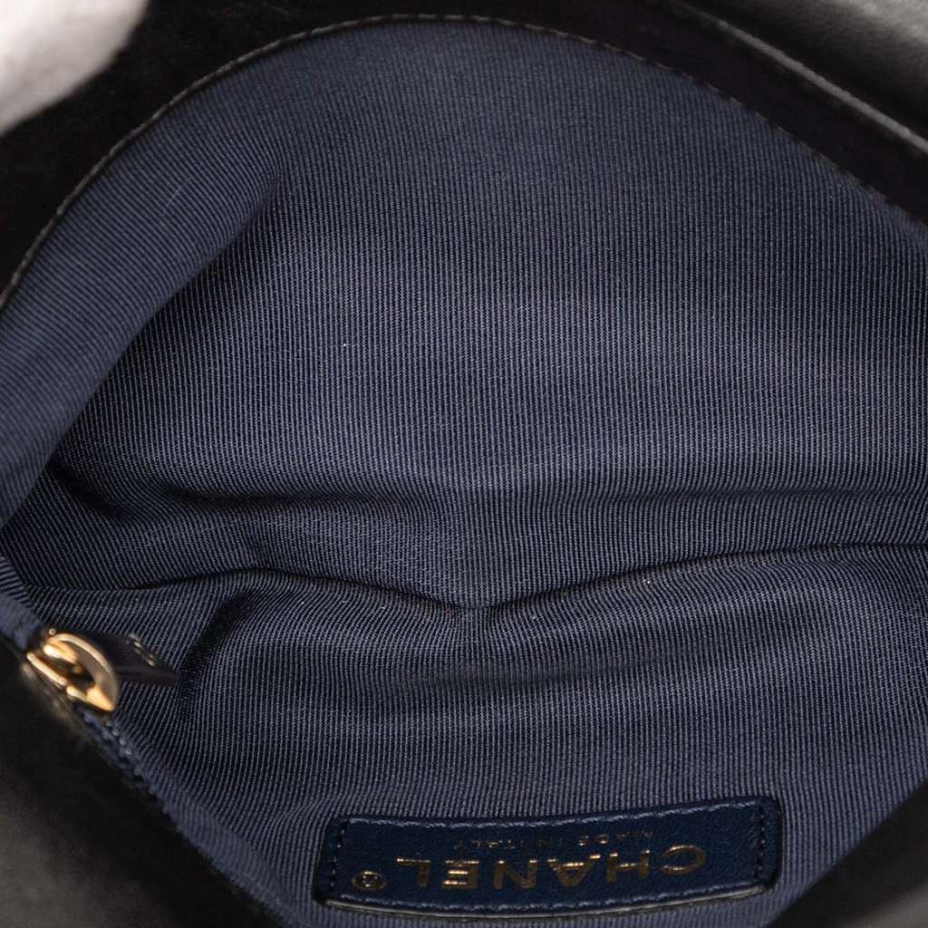 Chanel Chevron Calfskin Double Envelope Flap - 4