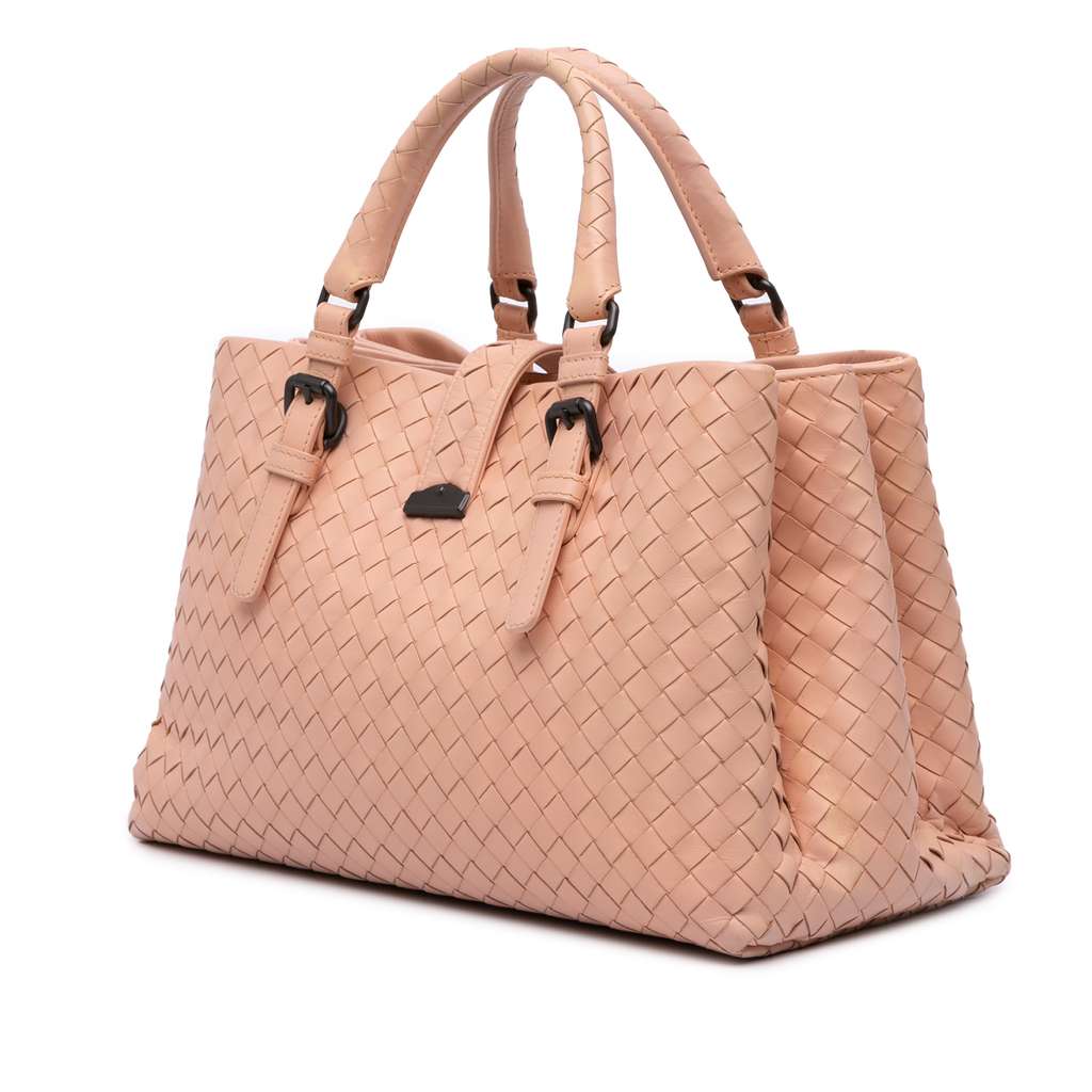 Bottega Veneta Small Nappa Intrecciato Roma Satchel - 2