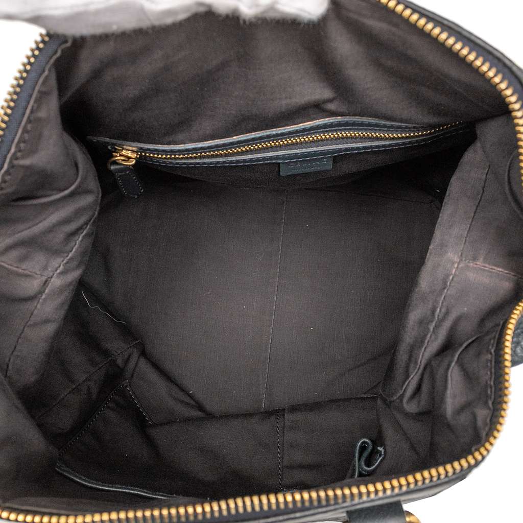 Celine Leather Satchel - 4