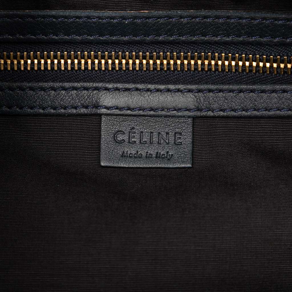 Celine Leather Satchel - 5
