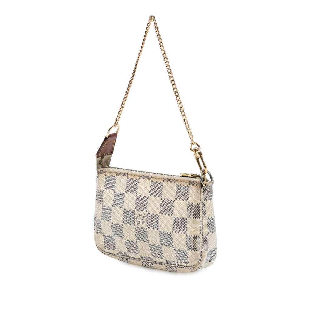 Louis Vuitton Damier Azur Mini Pochette Accessoires - Back view