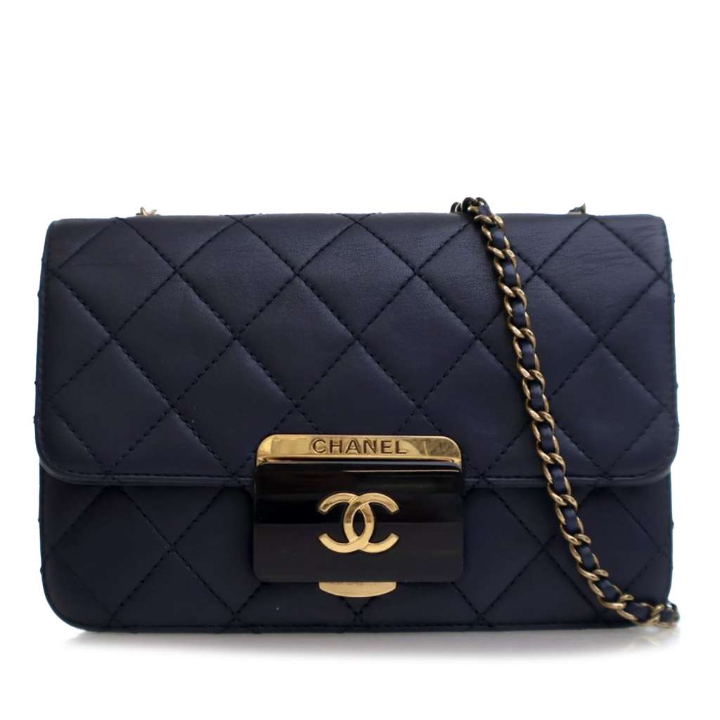 Chanel Mini Lambskin Beauty Lock Flap