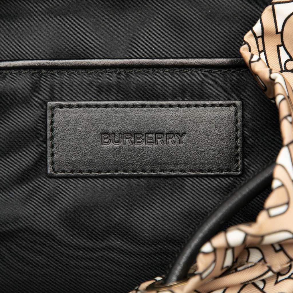 Burberry TB Monogram Nylon Backpack - Side view