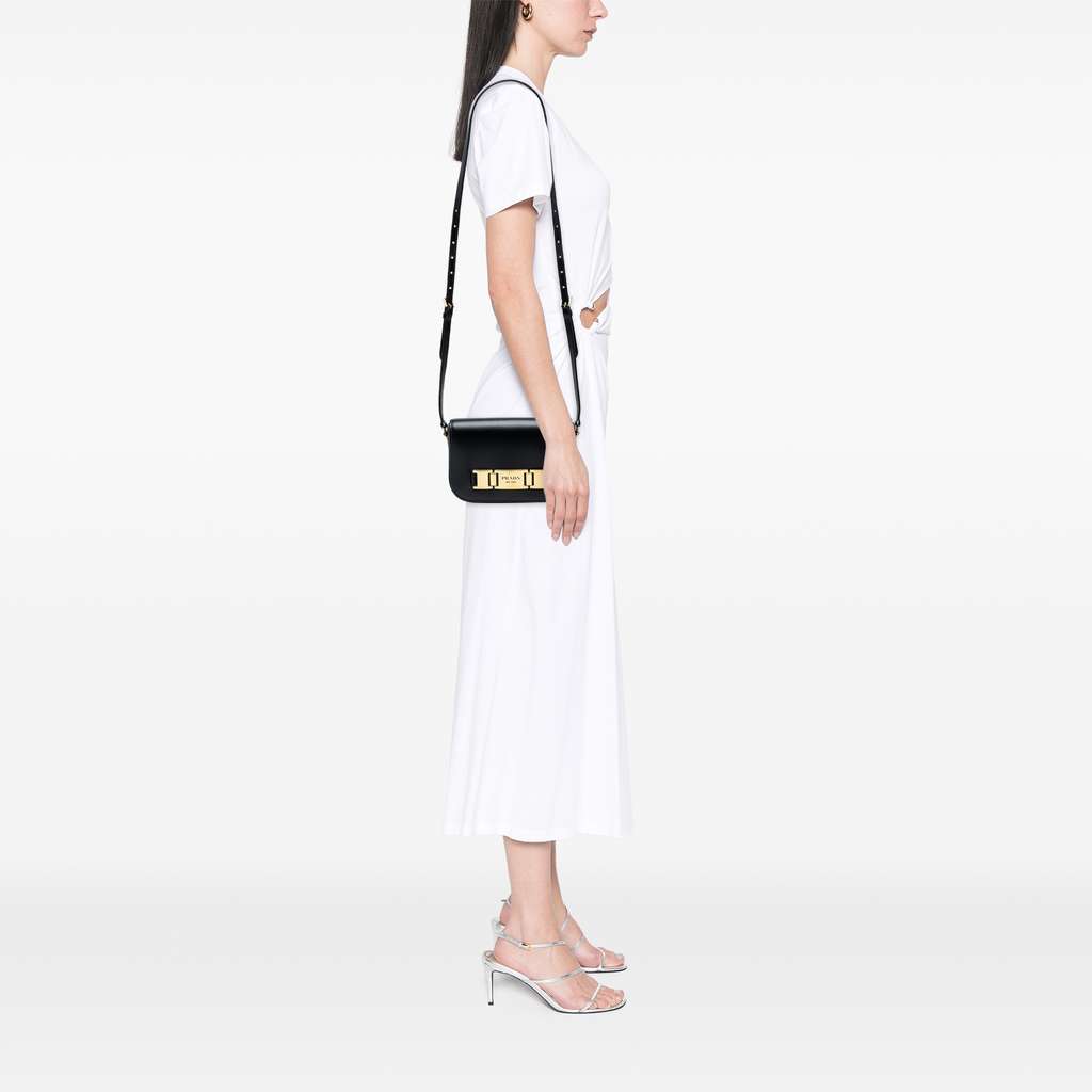 Prada City Calf Flap Crossbody - Detail 1