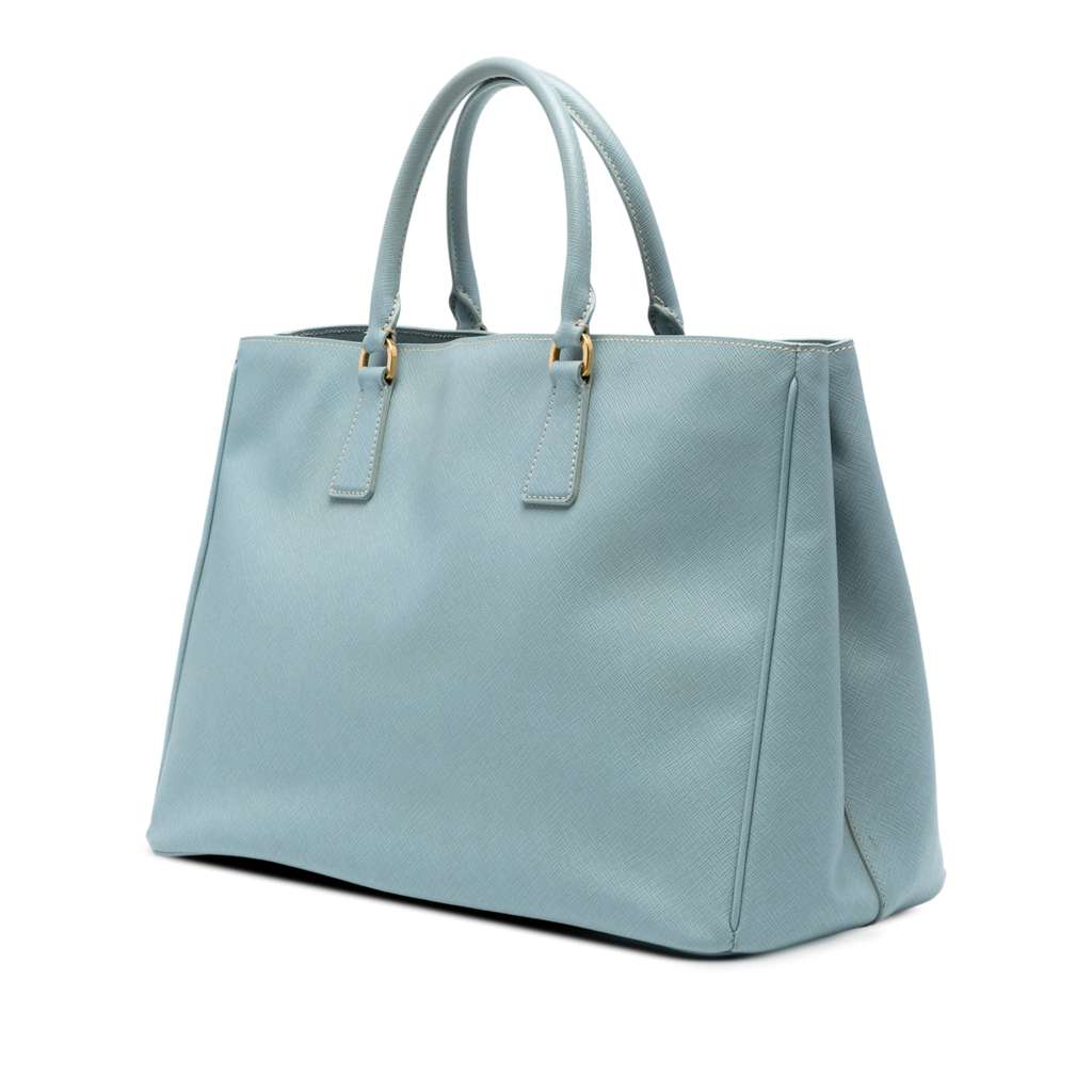 Prada Large Saffiano Lux Galleria Satchel - Back view