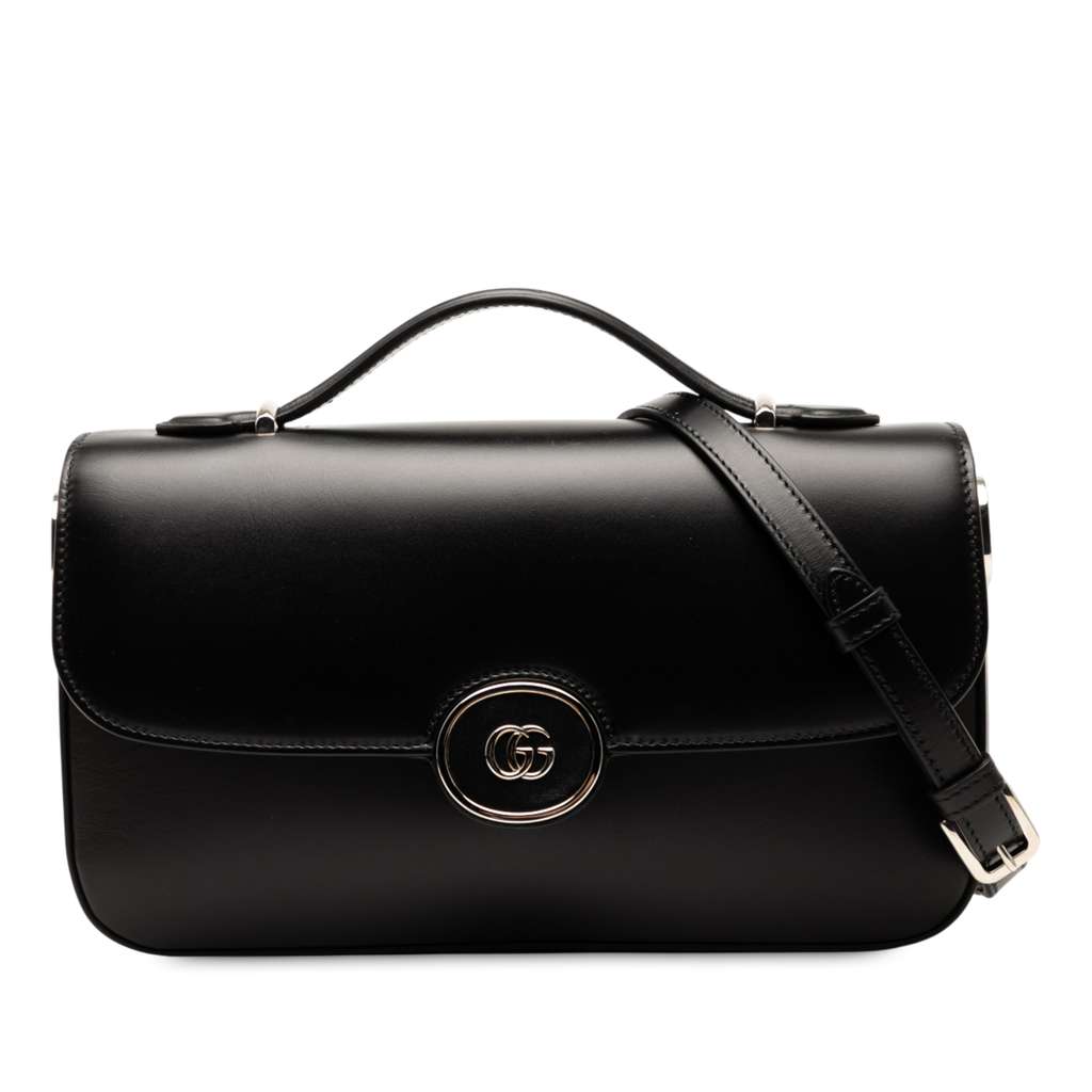 Gucci Small Leather Petite GG Satchel