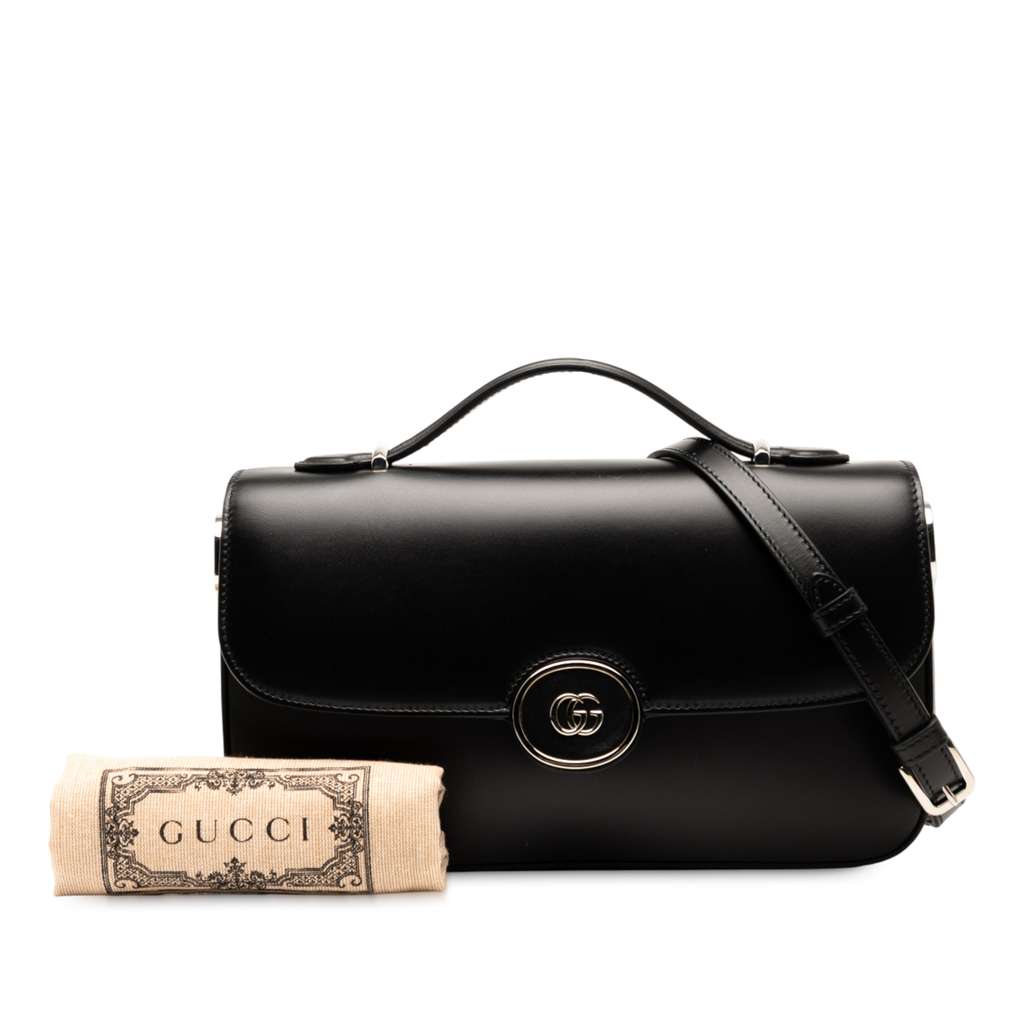 Gucci Small Leather Petite GG Satchel - Image 10