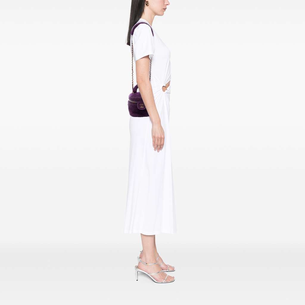 Chanel Small Quilted Shearling Vanity Case - Detail 2