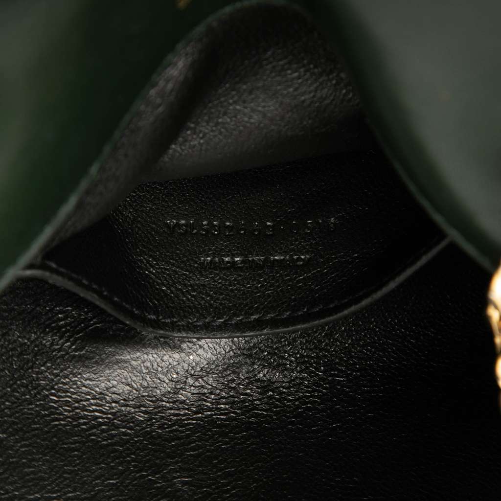 Saint Laurent Small Chevron Lambskin Monogram Sulpice Bag - Detail 1