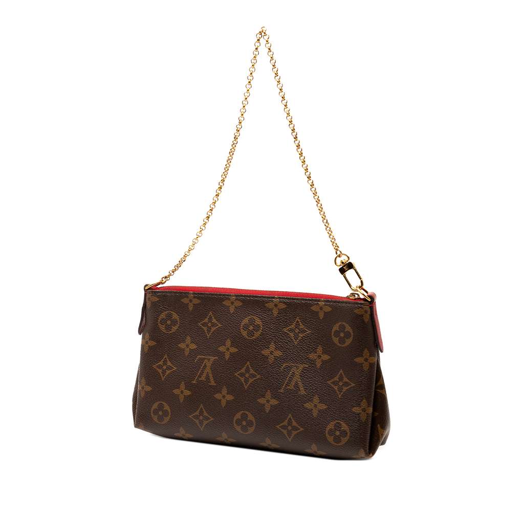 Louis Vuitton Monogram Pallas Clutch - Back view