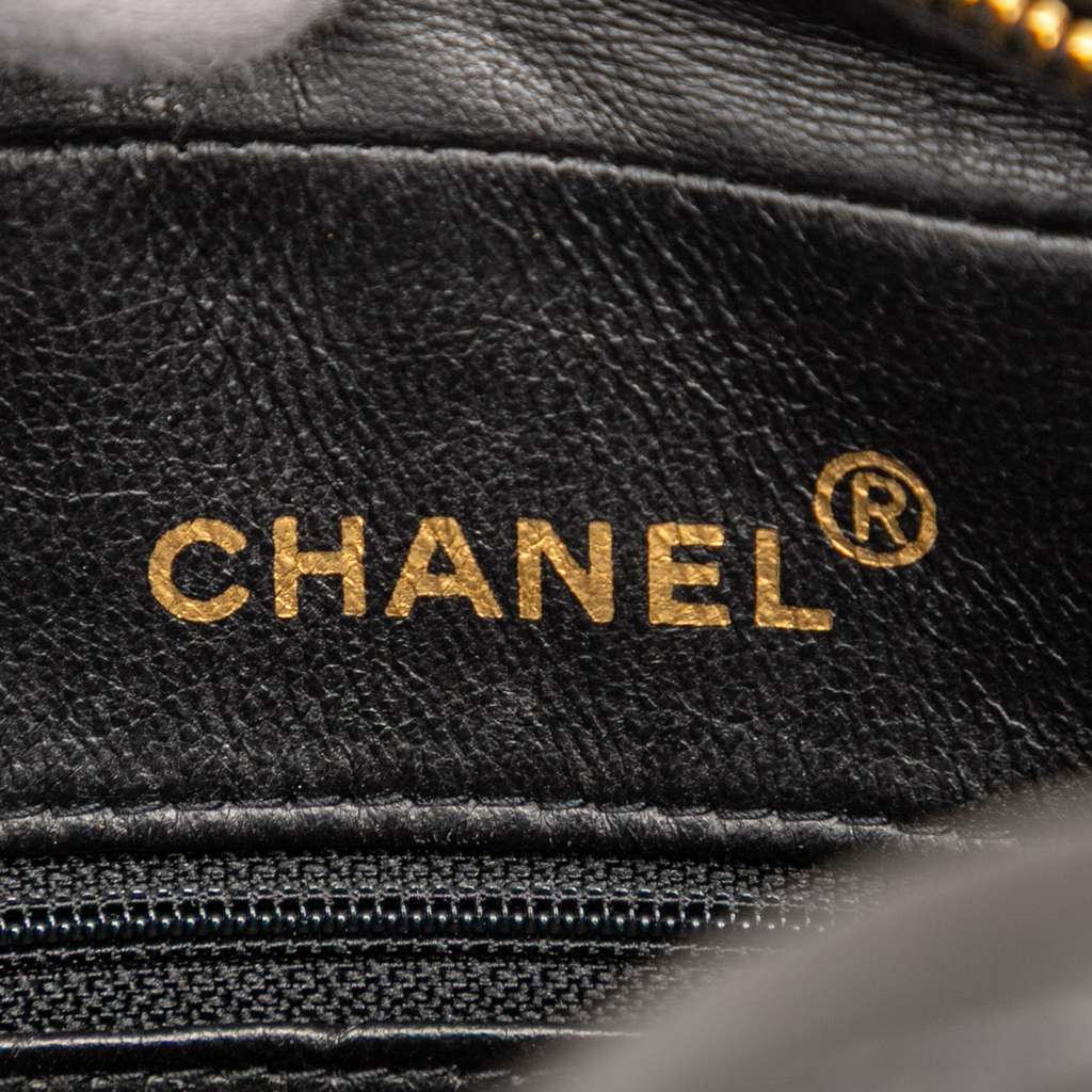 Chanel Small CC Quilted Lambskin Tassel Flap Camera Bag - Side view