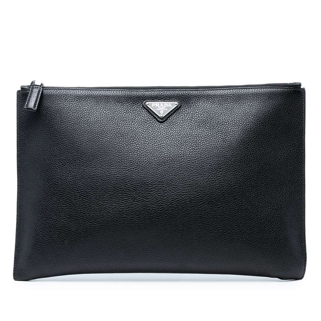Prada Vitello Phenix Clutch