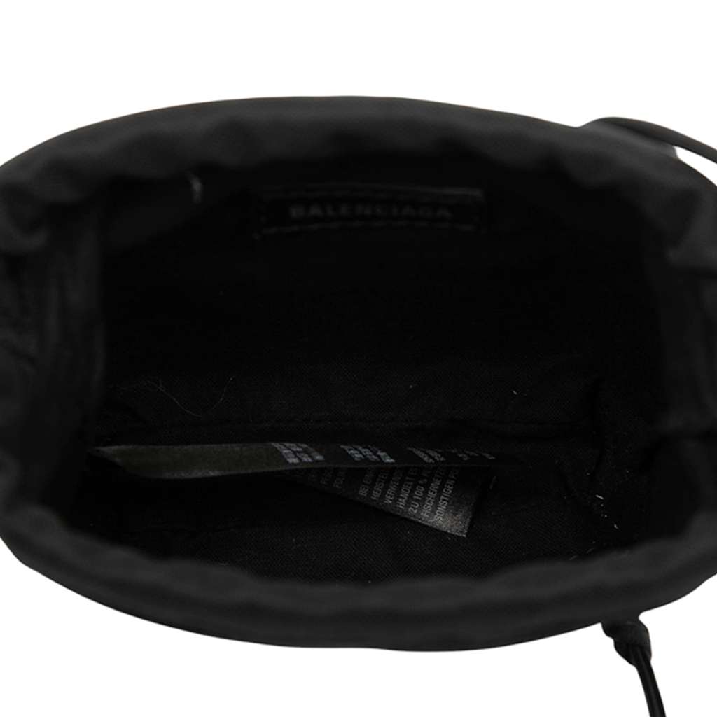 Balenciaga Leather Neo Basket Phone Holder - Side view