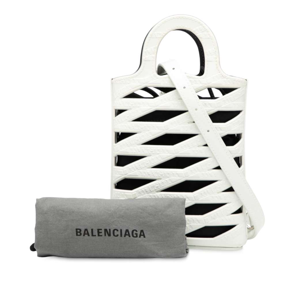 Balenciaga Leather Neo Basket Phone Holder - Image 10