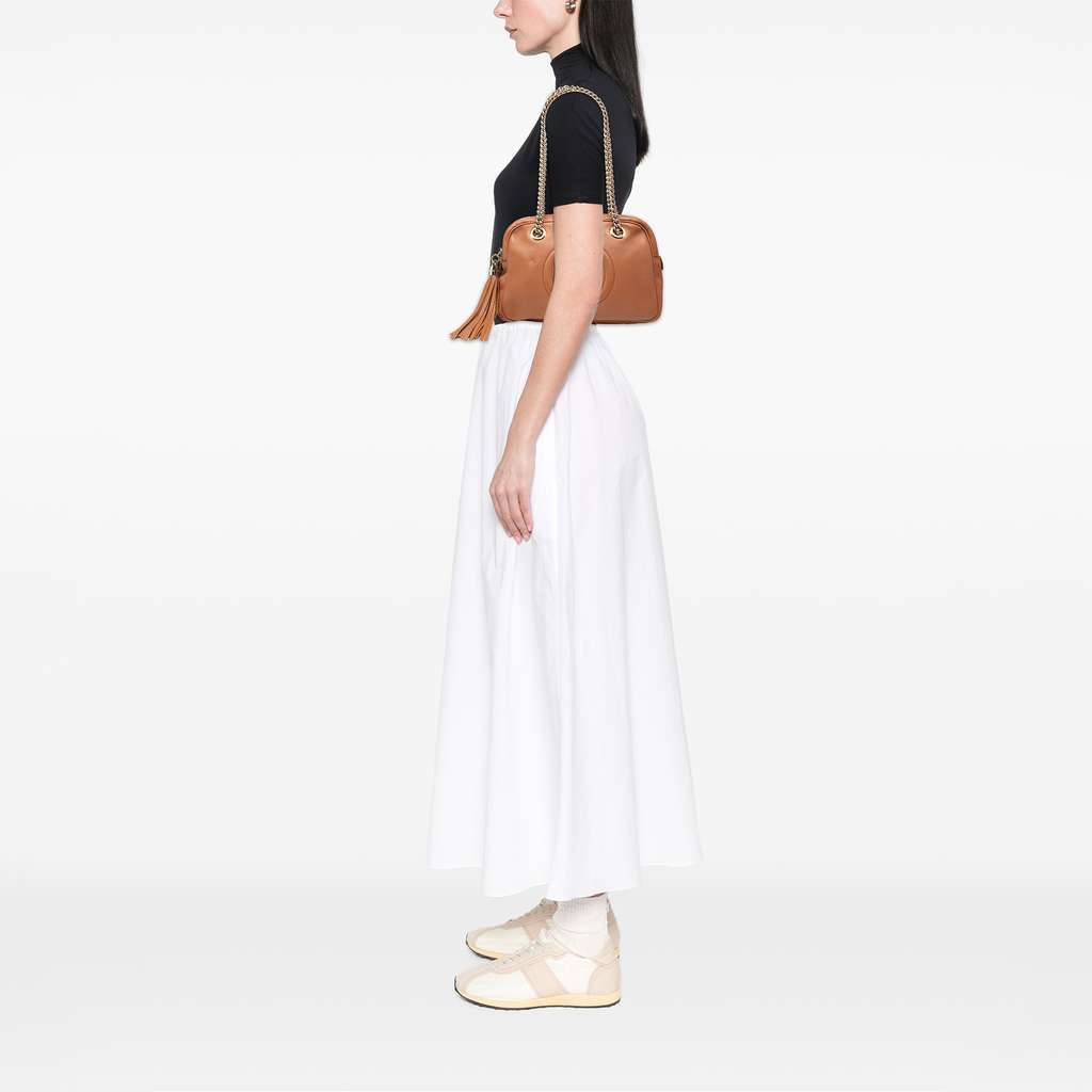 Gucci Pebbled Leather Soho Chain Zip Shoulder Bag - Detail 2