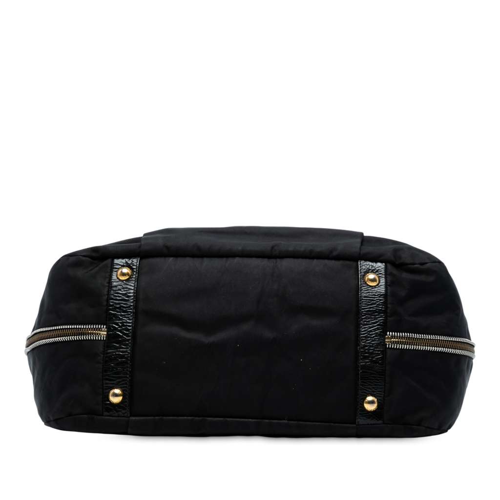 Prada Naplak Trimmed Tessuto Side Zip Tote - Image 6