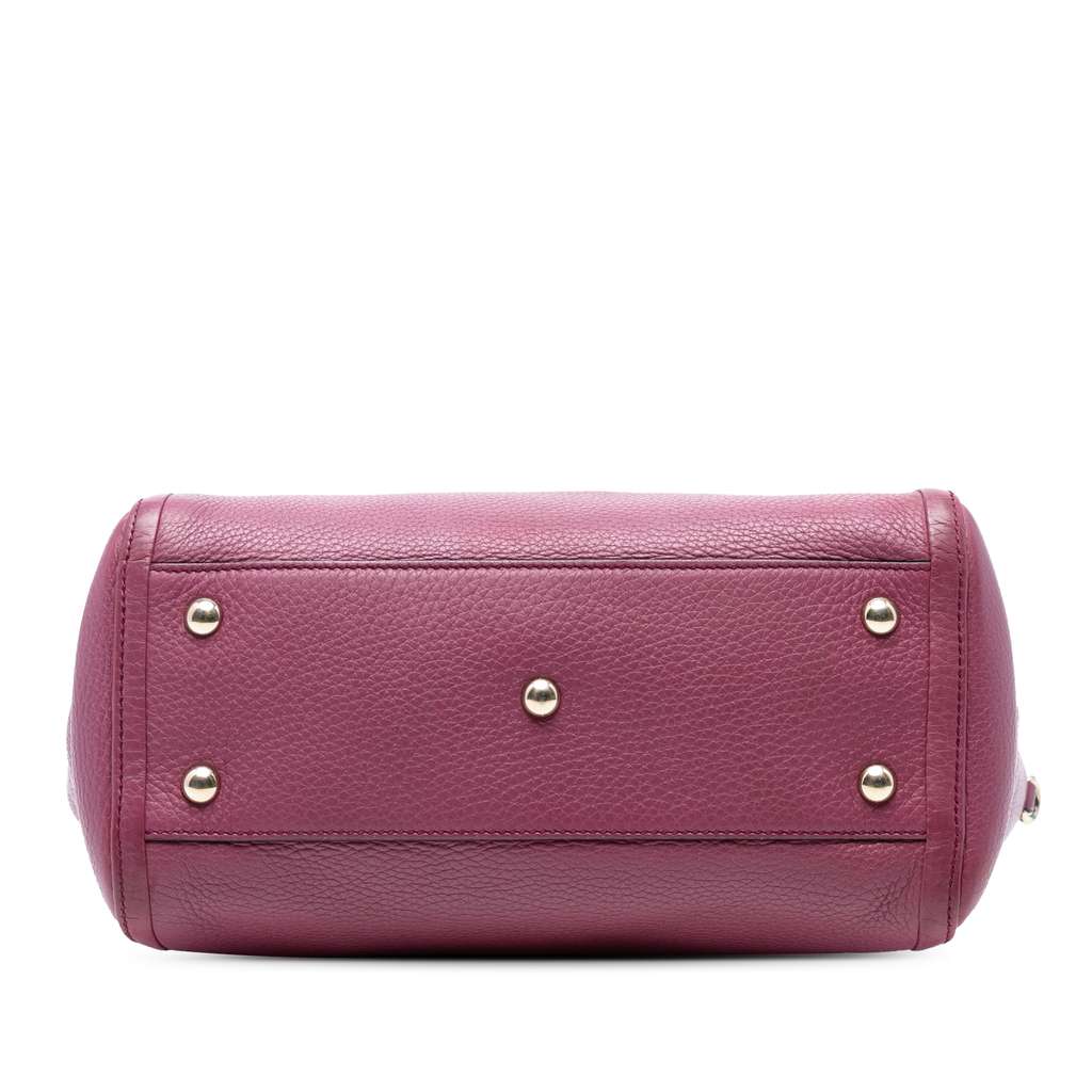 Gucci Small Pebbled Leather Soho Cellarius Satchel - Image 6