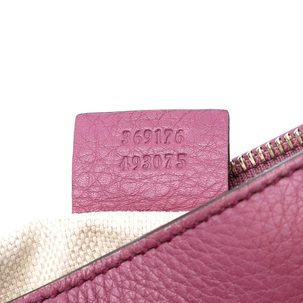 Gucci Small Pebbled Leather Soho Cellarius Satchel - Detail 1