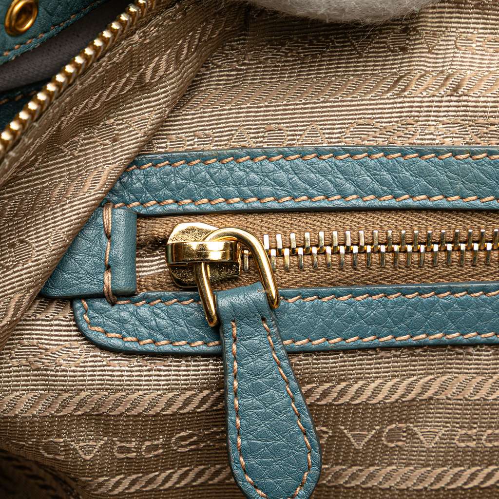 Prada Canvas Canapa Logo Satchel - Image 10