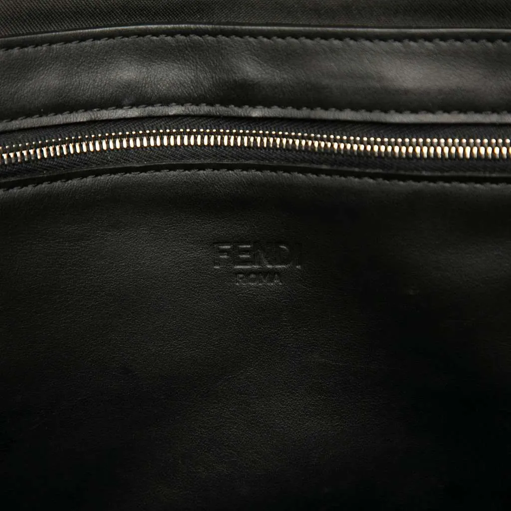 Fendi Large Nylon Think Fendi Yes Shopper Tote Black Good - Box View