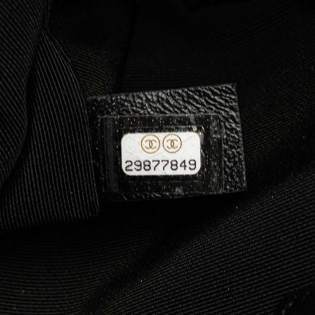 Chanel Calfskin Signature Chain Signe Bowling Bag - Detail 1