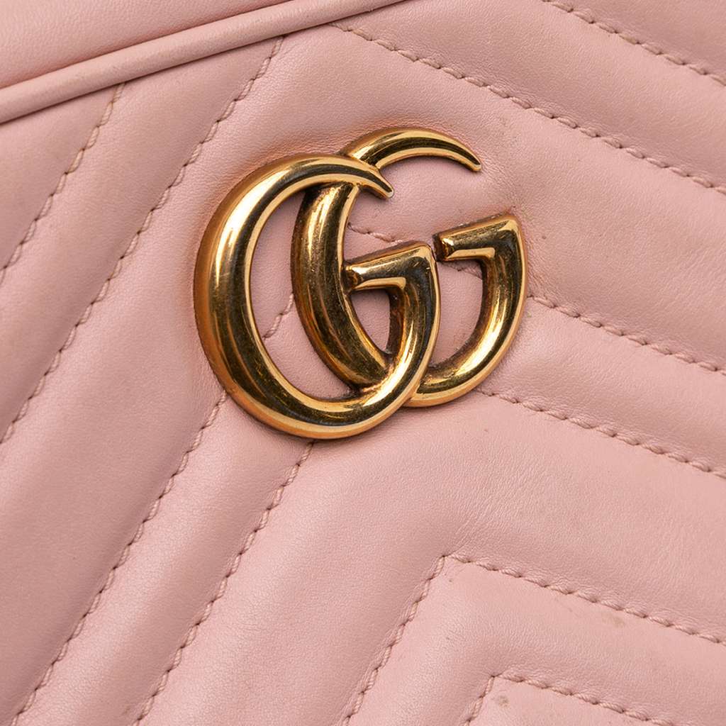 Gucci Mini GG Marmont Matelasse Leather Crossbody - Image 11