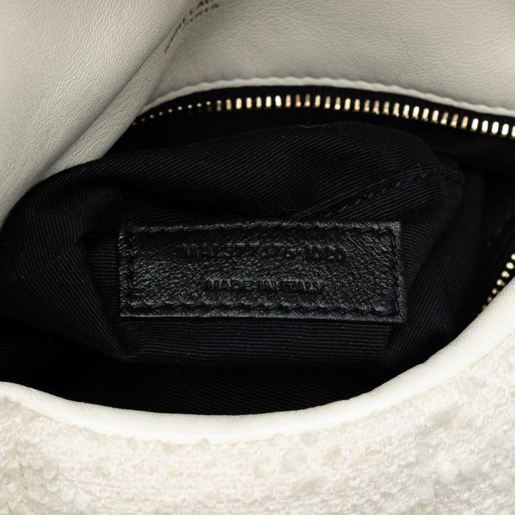 Saint Laurent Small Boucle Tweed Loulou Puffer Shoulder Bag - Detail 1