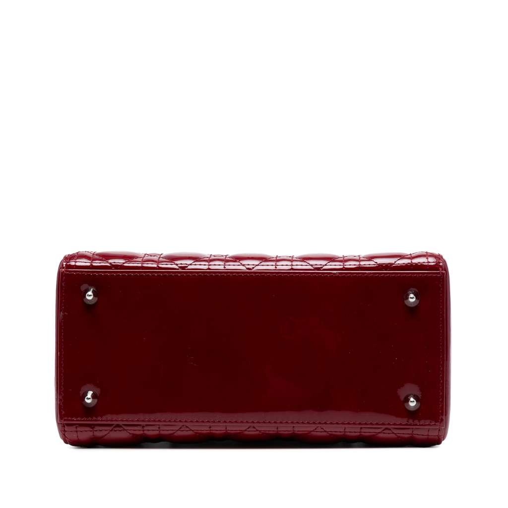 Dior Medium Patent Cannage Lady Dior - Image 6