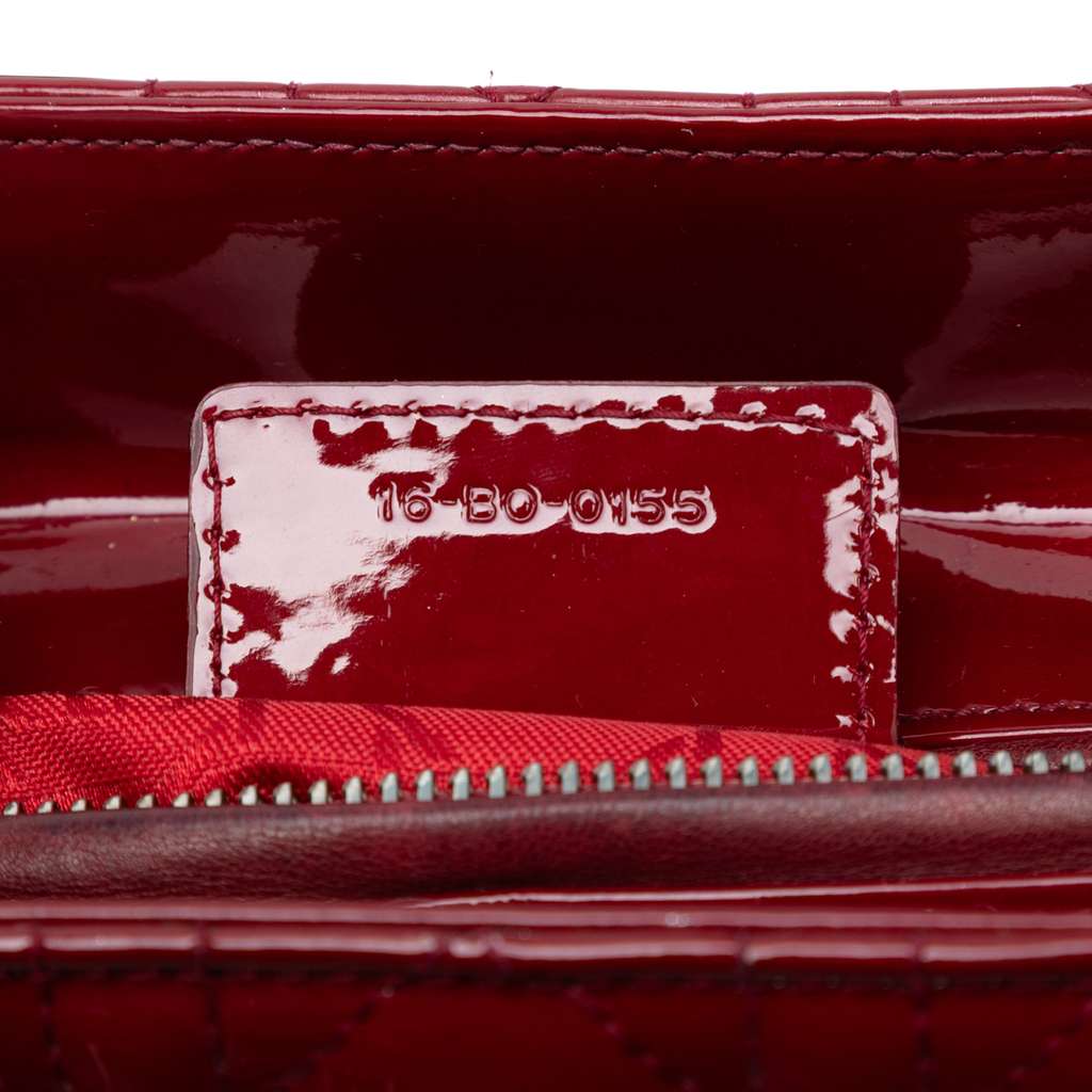 Dior Medium Patent Cannage Lady Dior - Detail 1