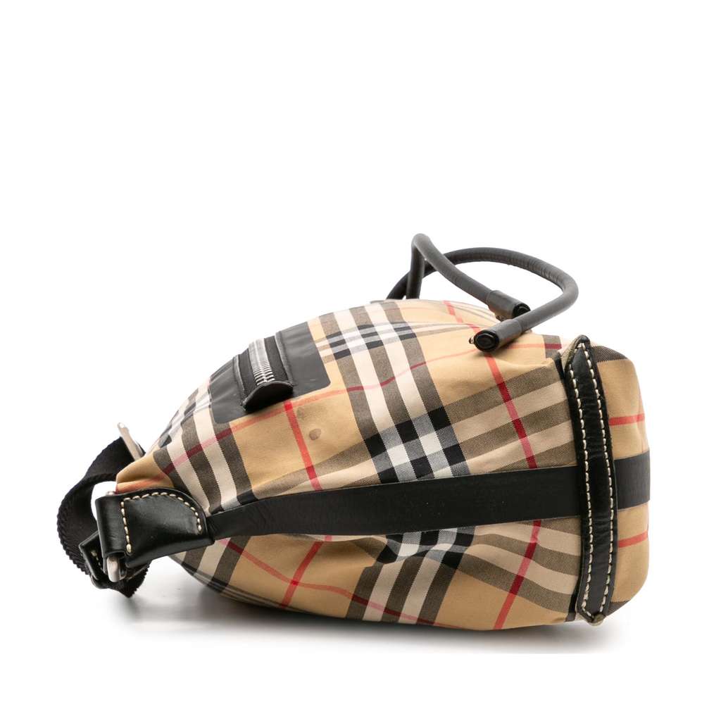 Burberry Small House Check Canvas Sailing Sling Bag - Image 6