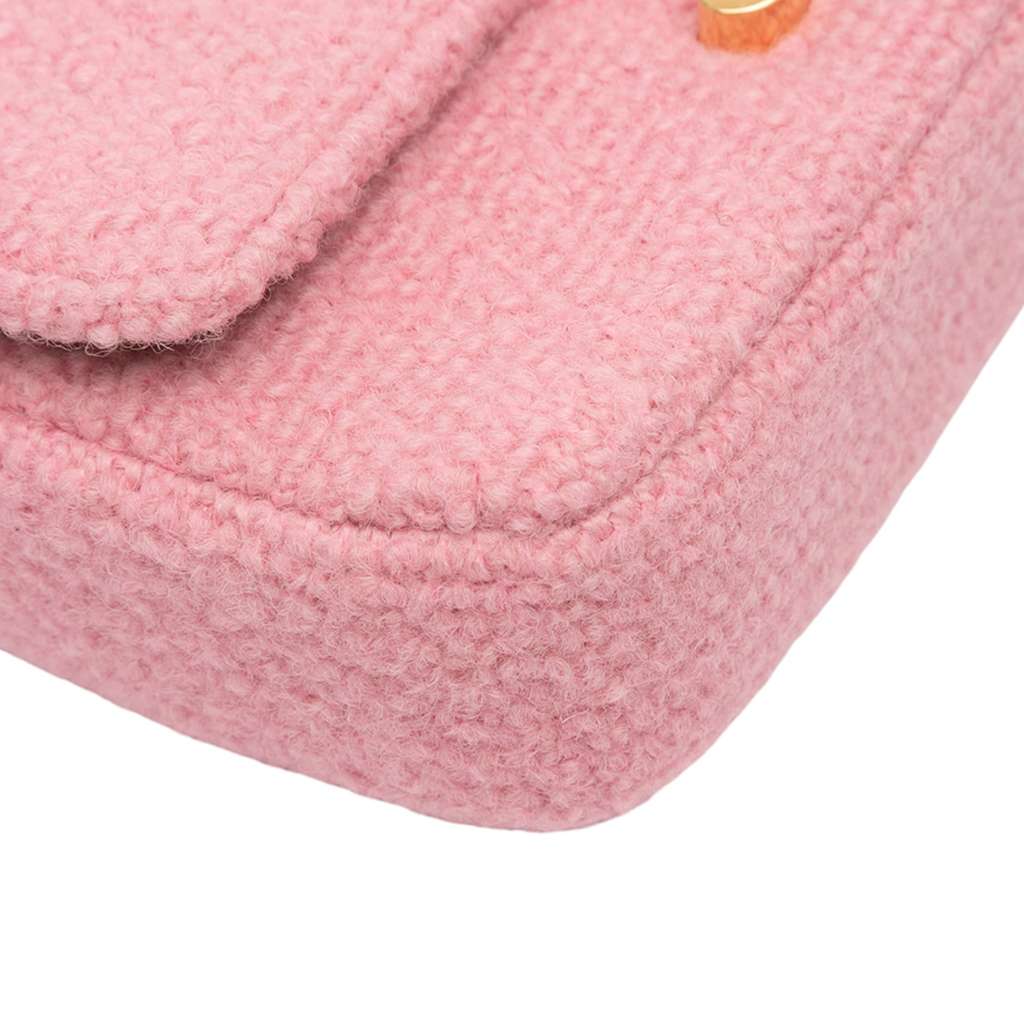 Celine Tweed Claude Chain Shoulder Bag - Detail 2