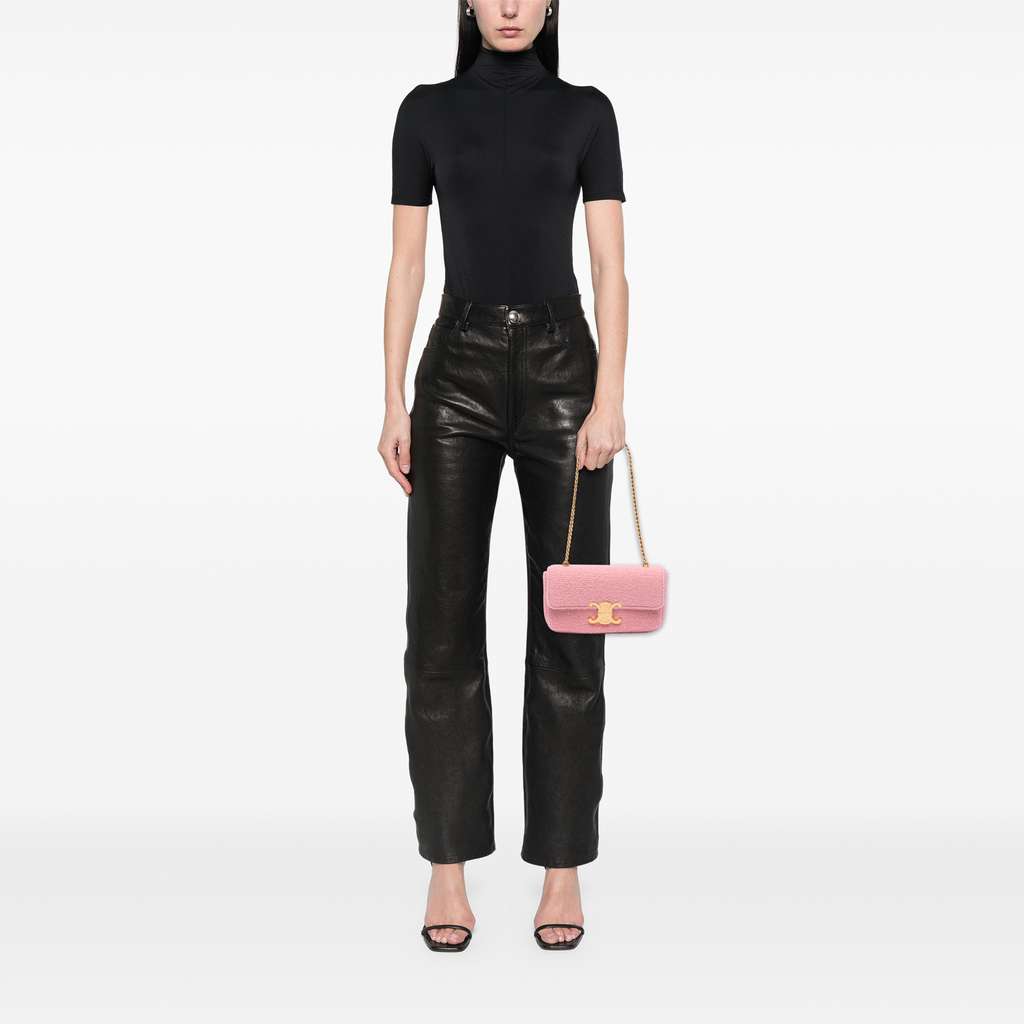 Celine Tweed Claude Chain Shoulder Bag - Image 12