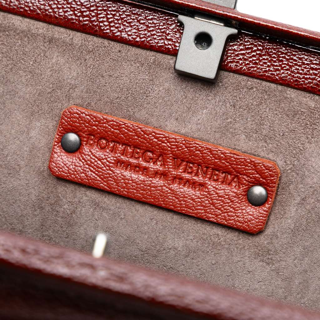 Bottega Veneta Leather Doctor Frame Handbag - Side view