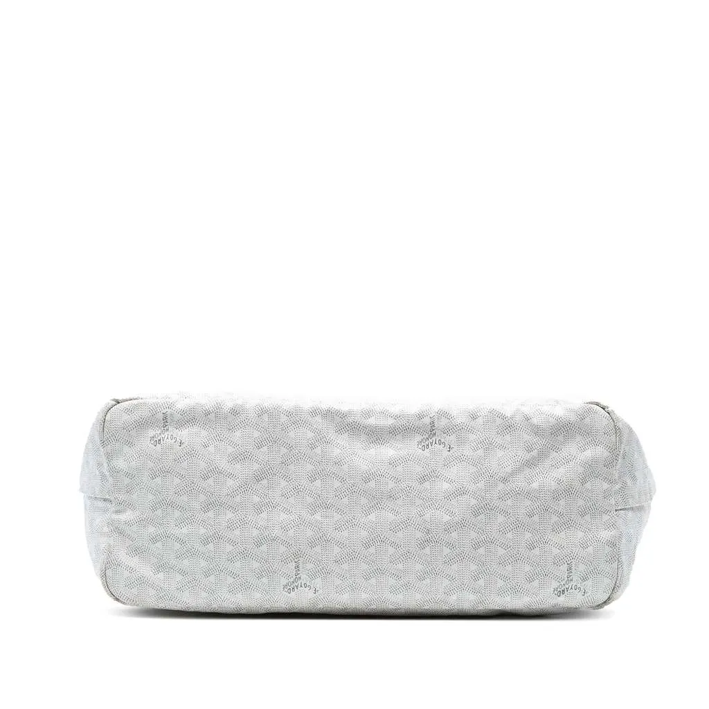 Goyard Goyardine Saint Louis PM White Canvas Very good - Inside View