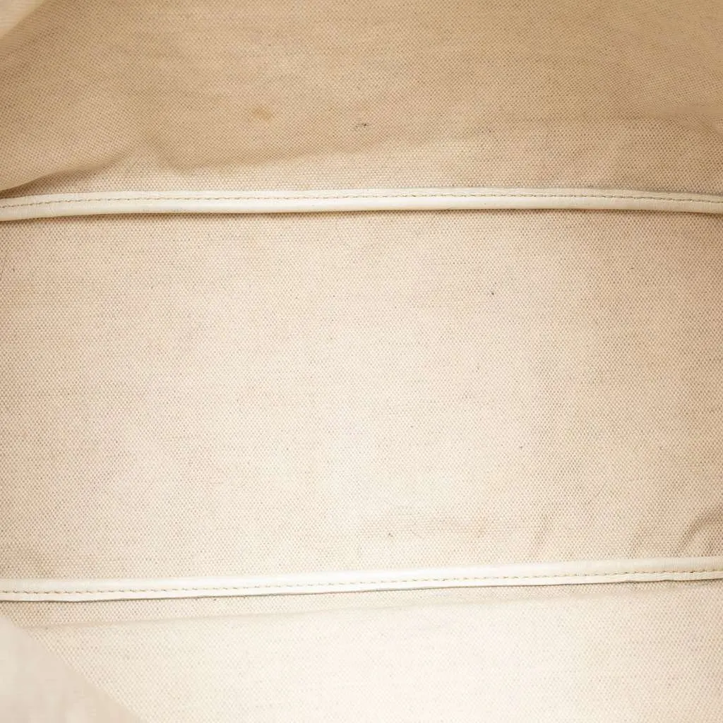 Goyard Goyardine Saint Louis PM White Canvas Very good - Model View