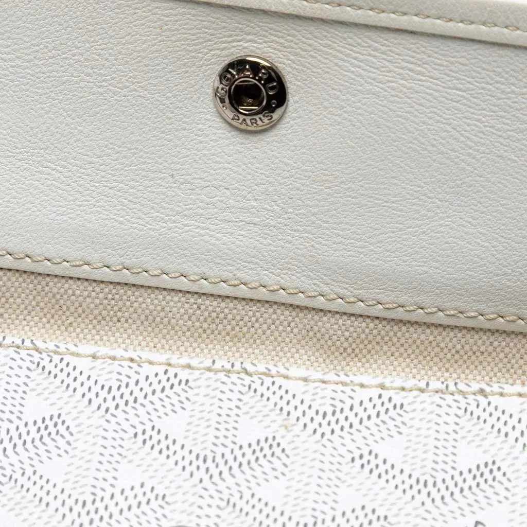 Goyard Goyardine Saint Louis PM White Canvas Very good - Box View