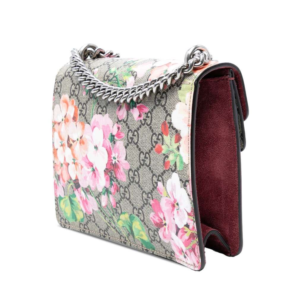 Gucci Small GG Supreme Blooms Dionysus Crossbody - Back view