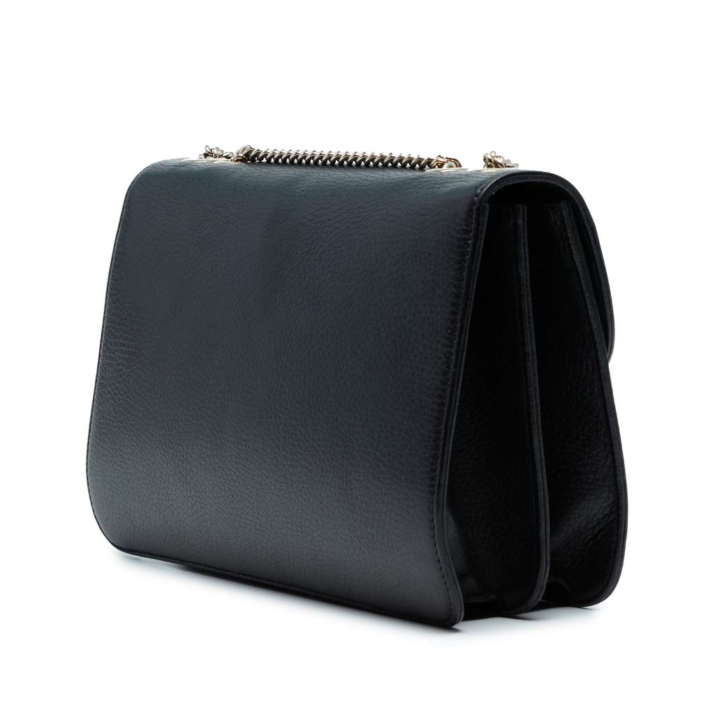 Gucci Medium Dollar Calfskin Interlocking G Crossbody - Back view