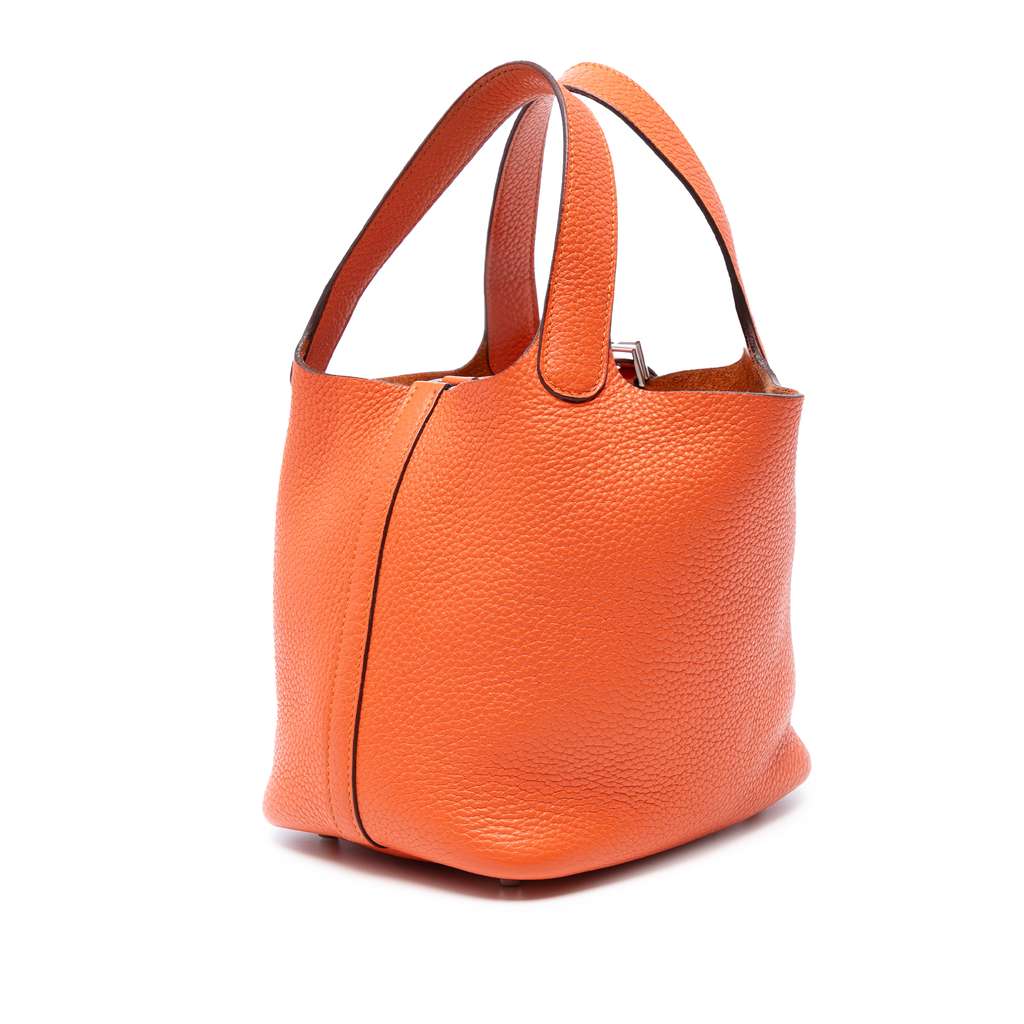 Hermès Clemence Picotin Lock 18 - Back view